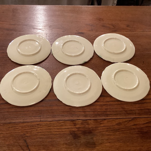 Set of 6 serving plates made in Czechoslovaki - Picture 7 of 9